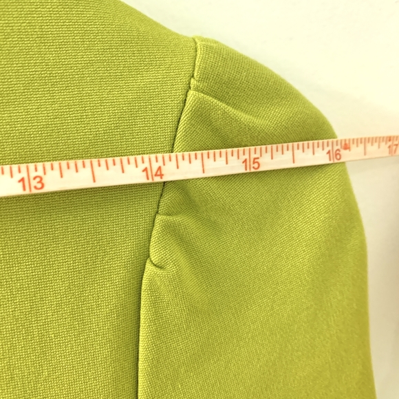 RED VALENTINO Bow Detail Fitted Jacket Pistachio Green - Picture 9 of 11